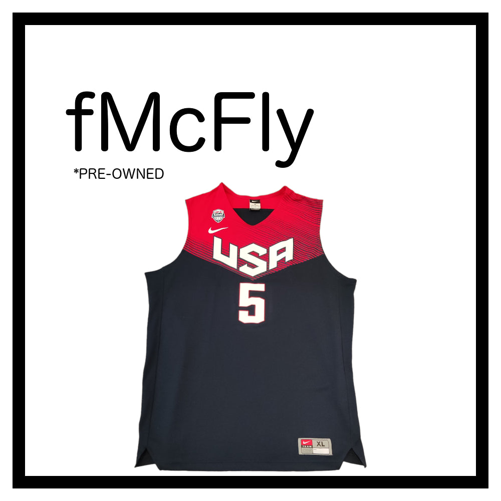 Men's Nike Kevin Durant Navy USA Basketball Player Jersey