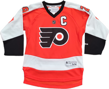 Lade das Bild in den Galerie-Viewer, Reebok NHL Jersey Junior. Philadelphia Flyers. #28 Claude Giroux (2014) *Pre-Owned*
