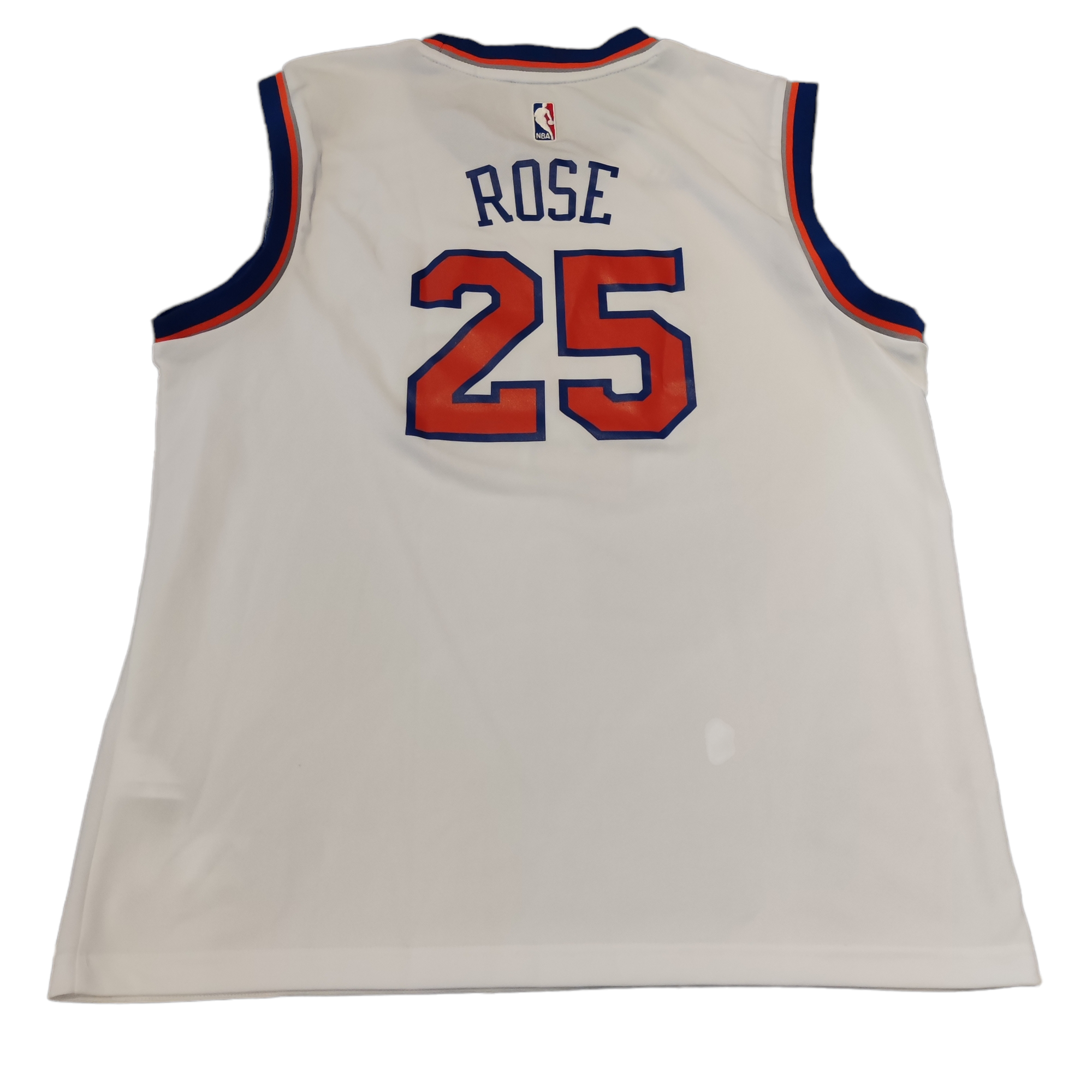 Derrick Rose New York Knicks #25 Black Alternate Screenprinted NBA Jersey  Small