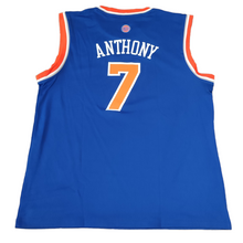 Charger l&#39;image dans la galerie, Adidas NBA Jersey. New York Knicks. #7 Carmelo Anthony (2012) *Pre-Owned*
