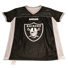 Cargar imagen en el visor de la galería, BDA NFL Oakland Raiders (NFL Flag). Training Jersey Junior. Reversible (2020) *Pre-Owned*
